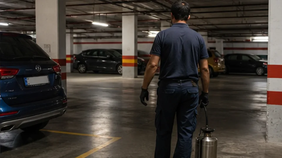 Inspección profesional en Sevilla, fotografía editorial exclusiva de plagas-sevilla.com para la guía de comunidades